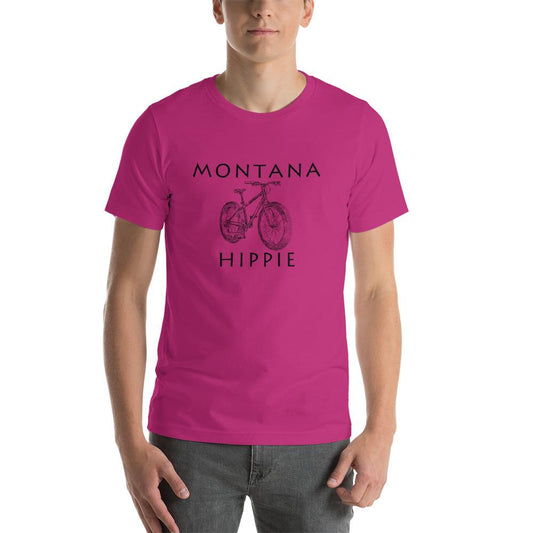 Montana Bike Hippie Unisex Jersey T-Shirt