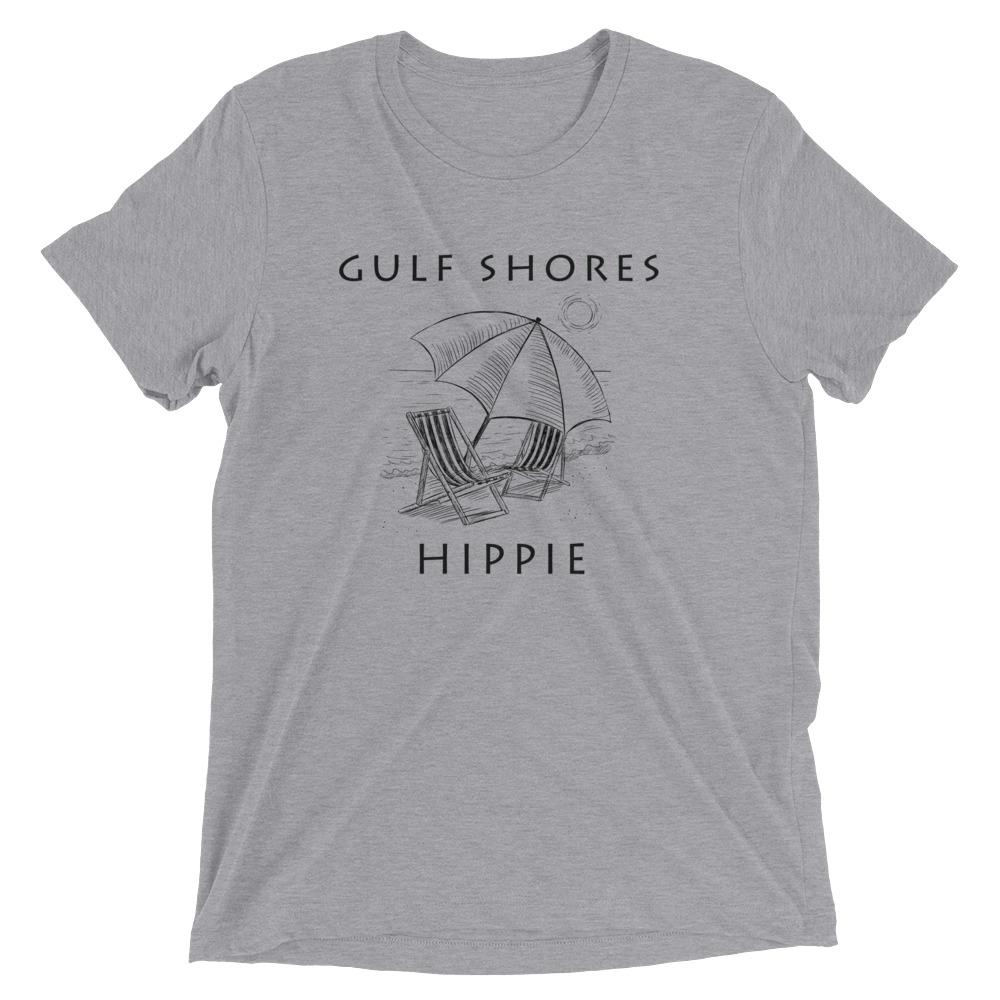 Gulf Shores Beach Hippie Unisex tri-blend t-shirt