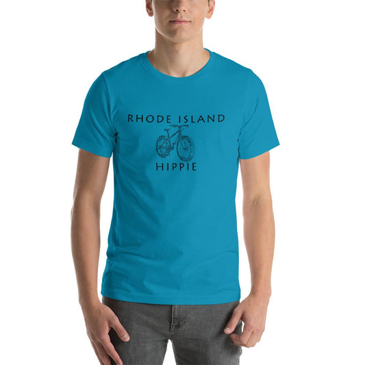 Rhode Island Bike Hippie Unisex Jersey T-Shirt