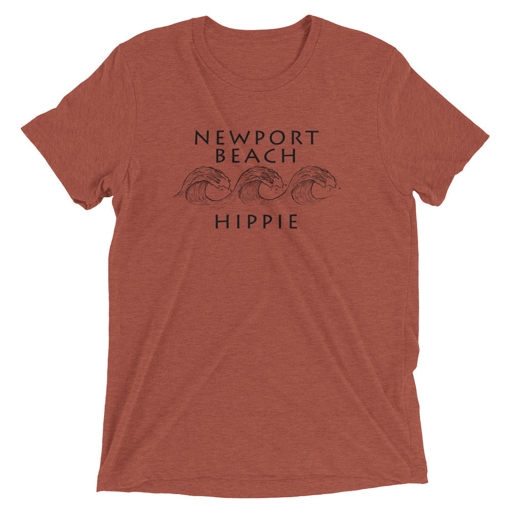 Newport Beach Ocean Hippie Unisex Tri-blend T-Shirt