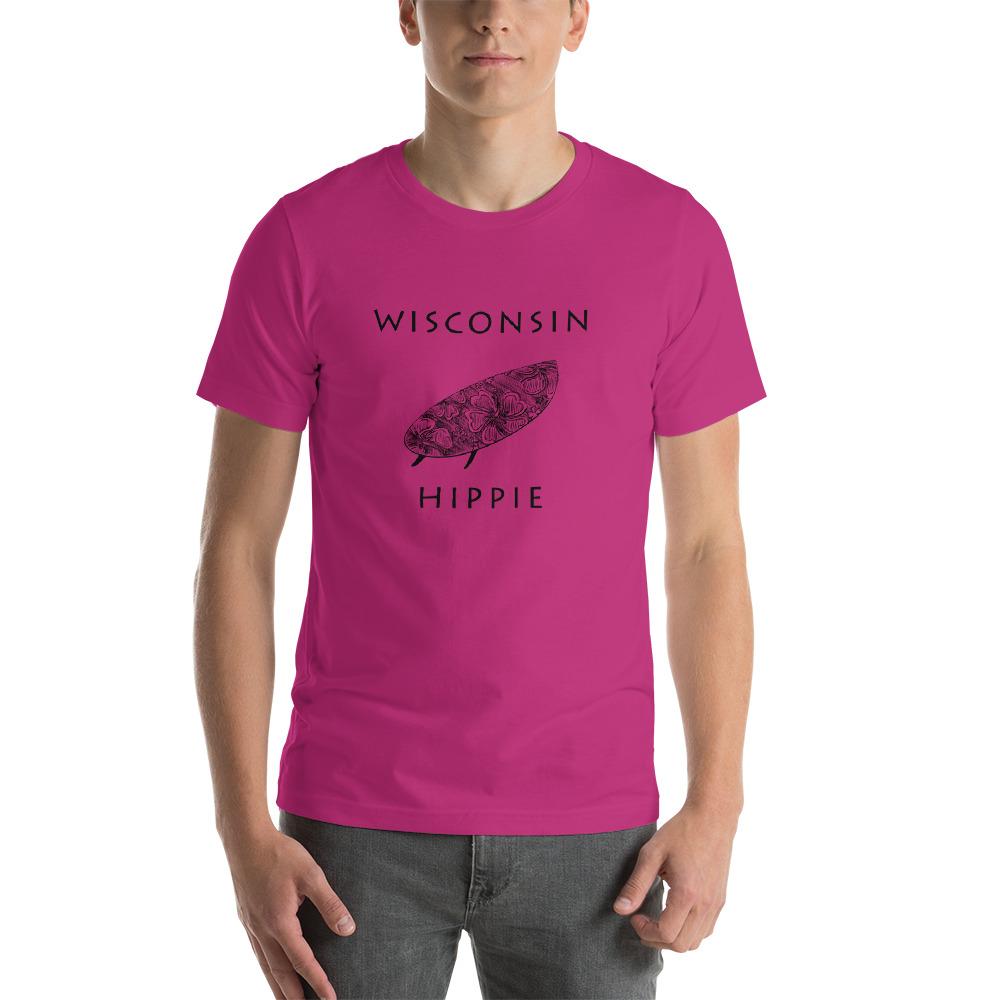 Wisconsin Surf Hippie Unisex Jersey T-Shirt
