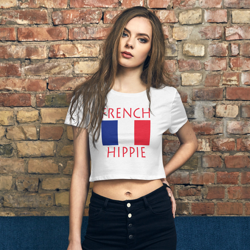 French Flag Hippie™ Women’s Crop Tee