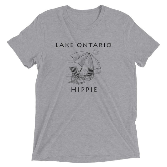 Lake Ontario Beach Hippie Unisex tri-blend t-shirt