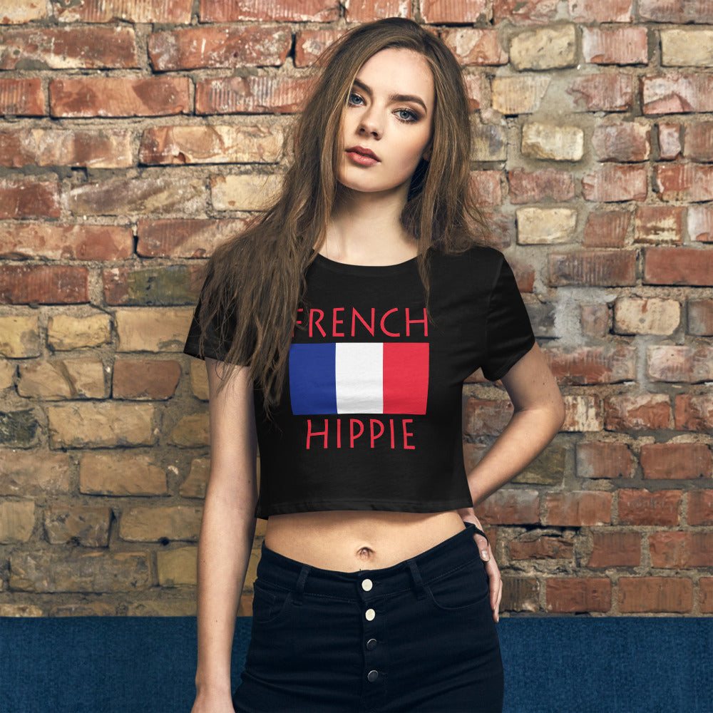 French Flag Hippie™ Women’s Crop Tee