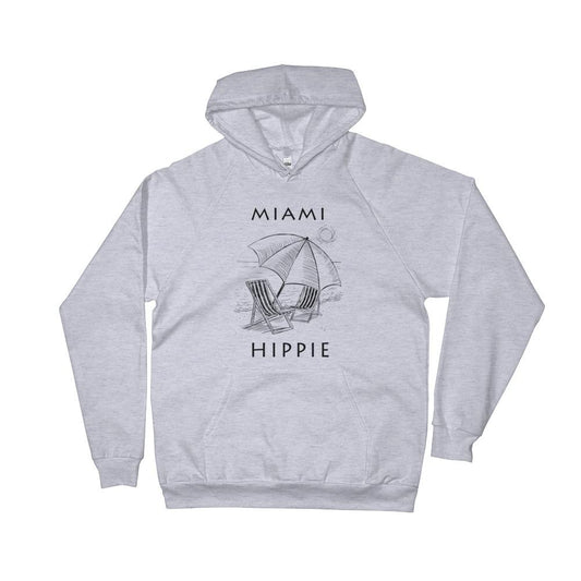 Miami Beach Unisex  Fleece Hippie Hoodie