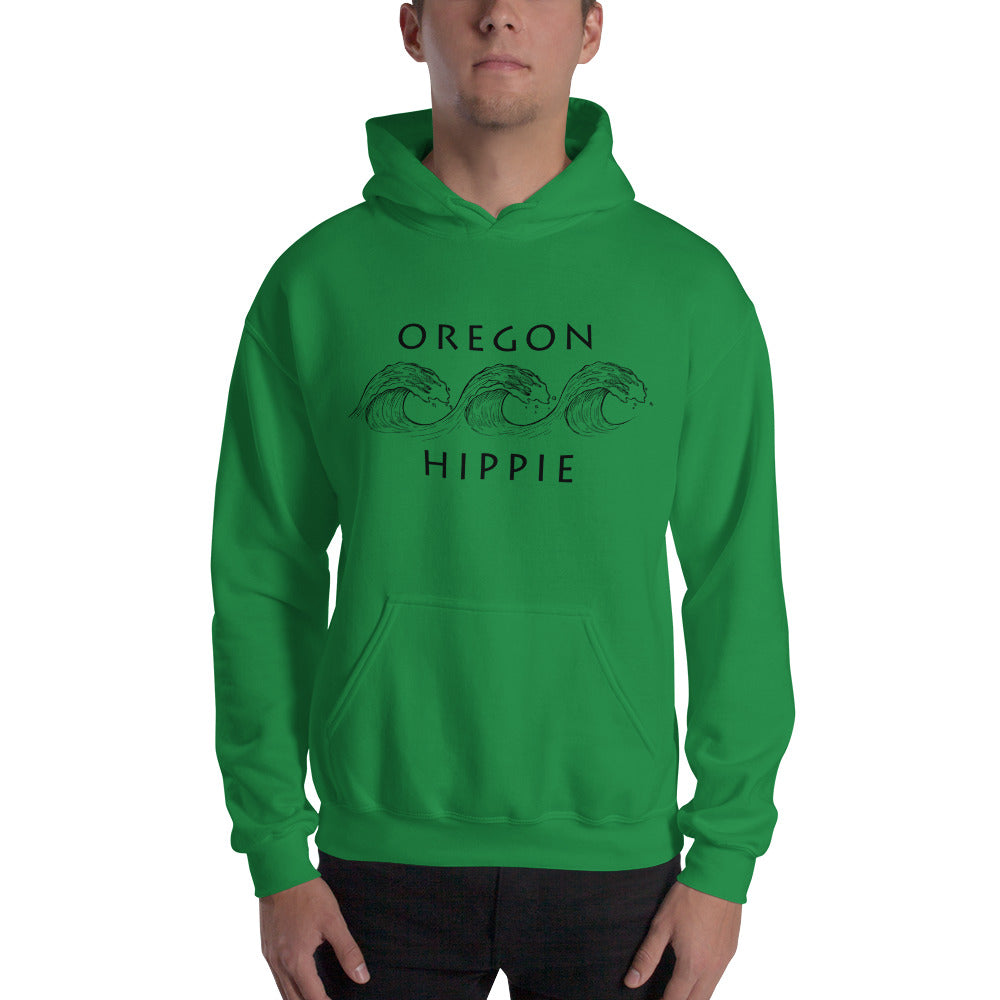Oregon Ocean Hippie Hoodie--Men's