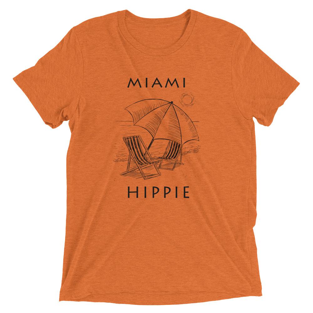 Miami Beach Hippie Unisex tri-blend t-shirt