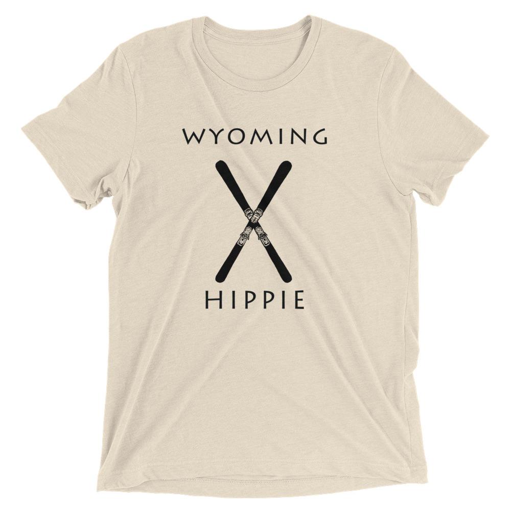 Wyoming Ski Hippie Unisex Tri-blend T-Shirt