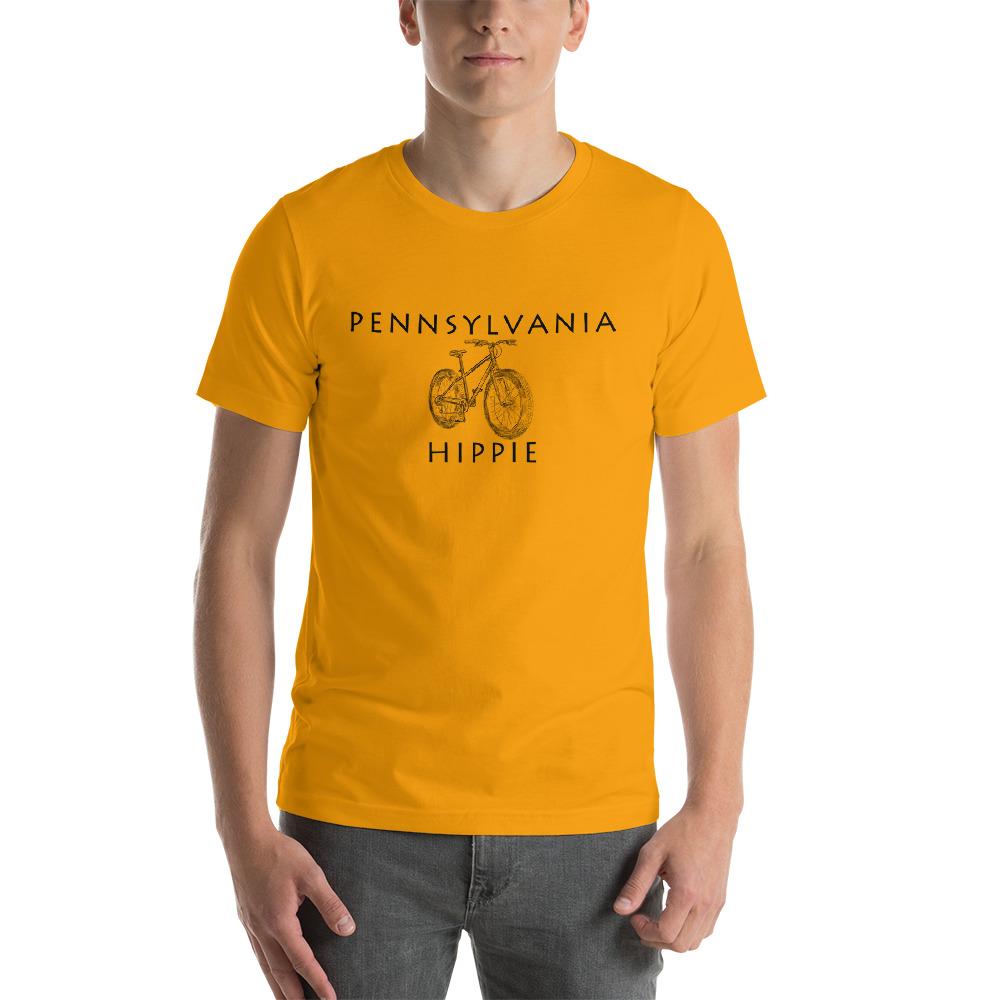 Pennsylvania Bike Hippie Unisex Jersey T-Shirt