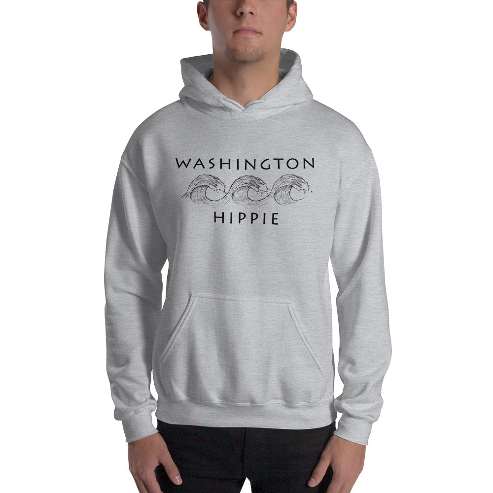 Washington Ocean Hippie Hoodie--Men's