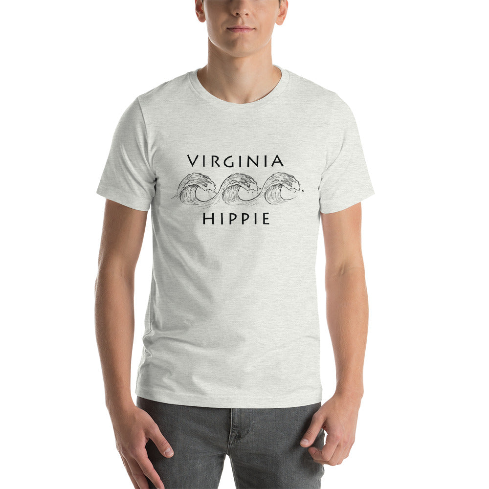 Virginia Ocean Hippie Unisex Jersey T-Shirt