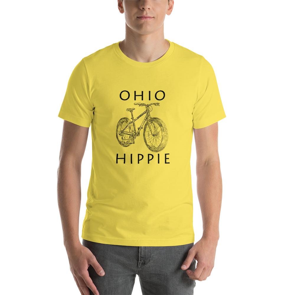 Ohio Bike Hippie Unisex Jersey T-Shirt