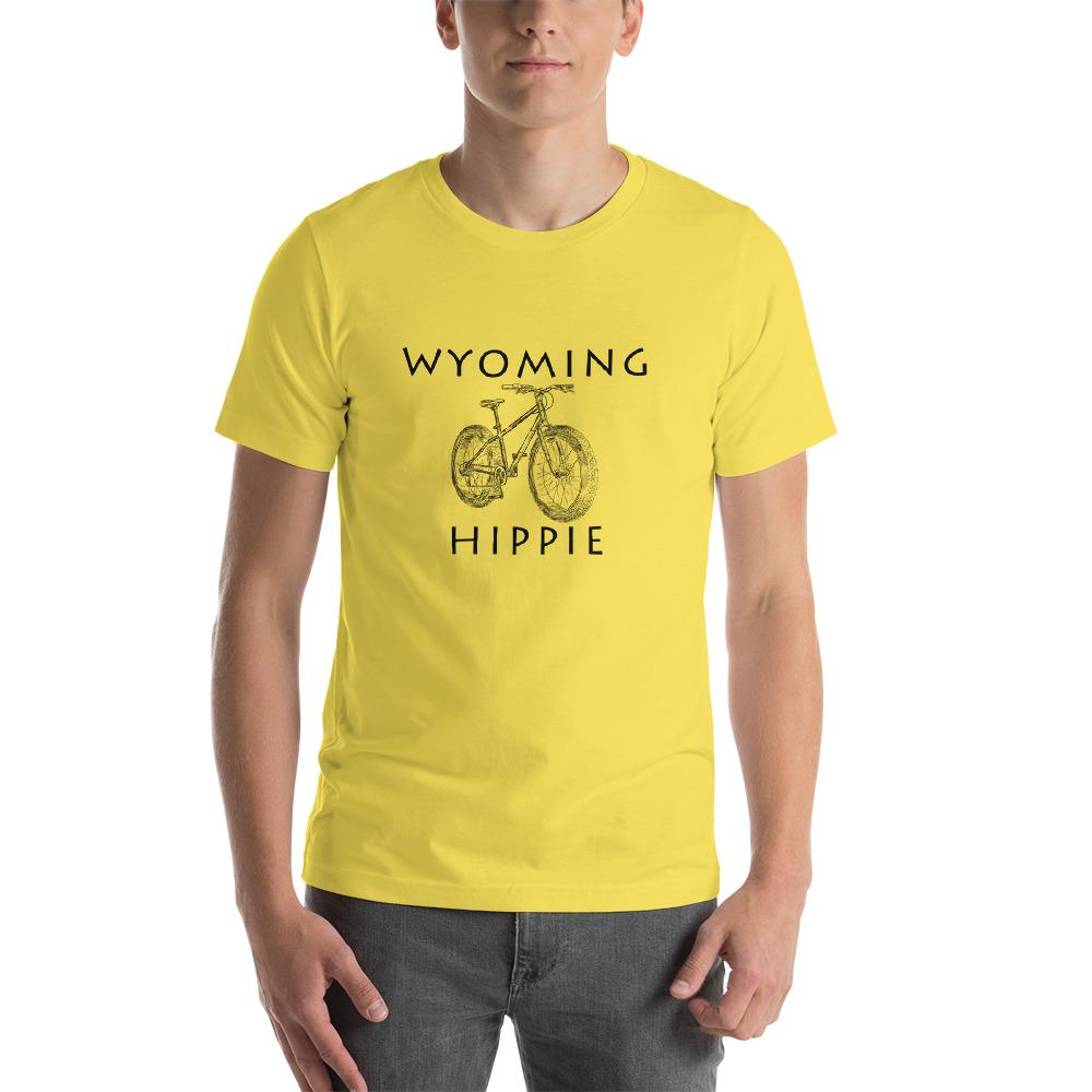 Wyoming Bike Hippie Unisex Jersey T-Shirt