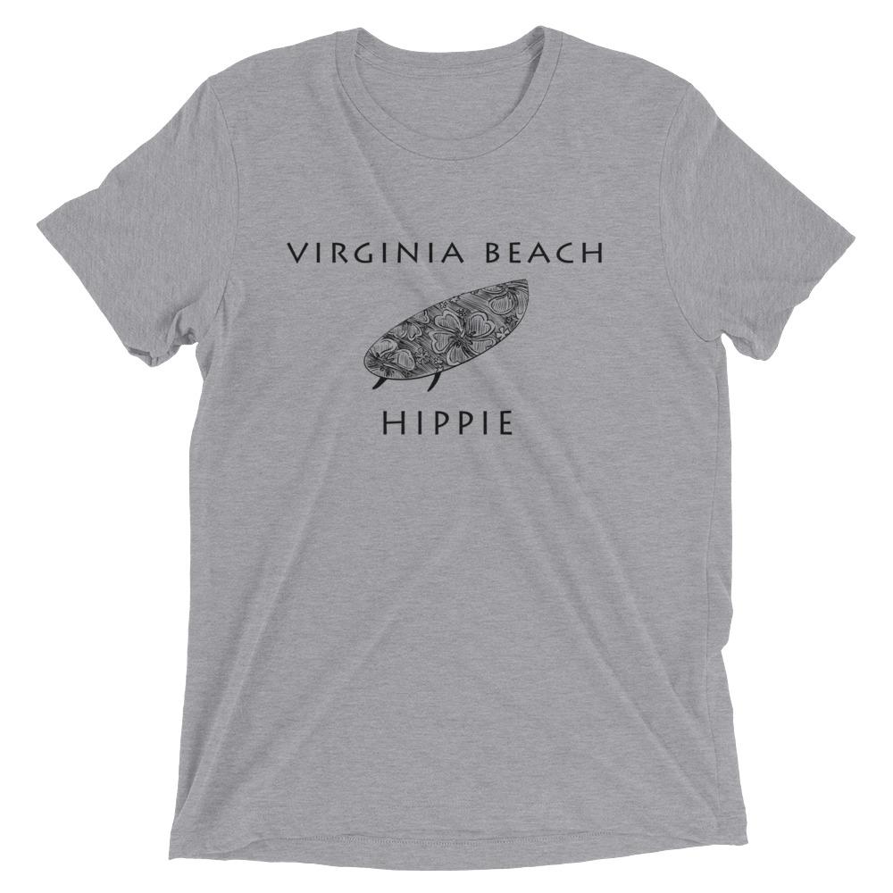 Virginia Beach Surf Hippie Unisex Tri-blend T-Shirt