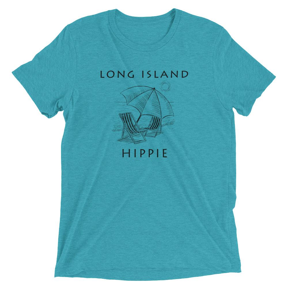 Long Island Beach Hippie Unisex tri-blend t-shirt