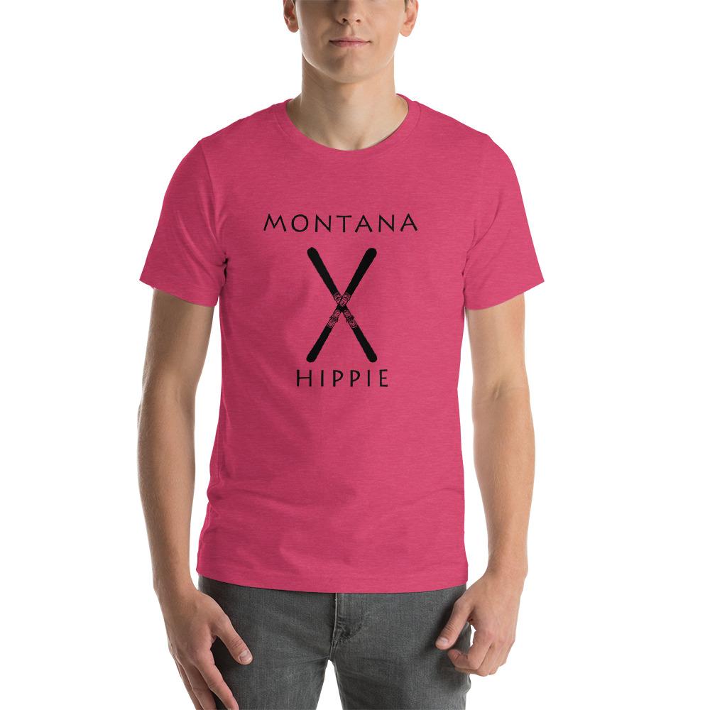 Montana Ski Hippie Unisex Jersey T-Shirt