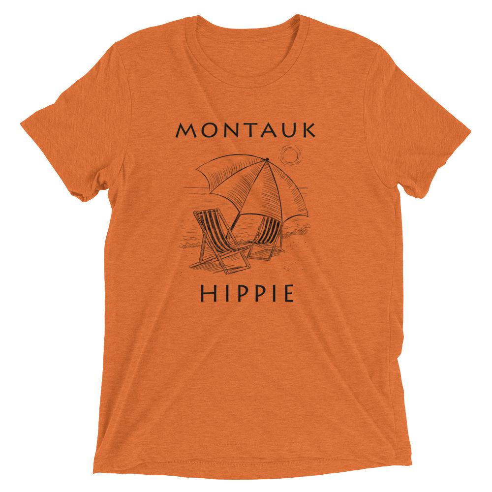 Montauk Beach Hippie Unisex tri-blend t-shirt