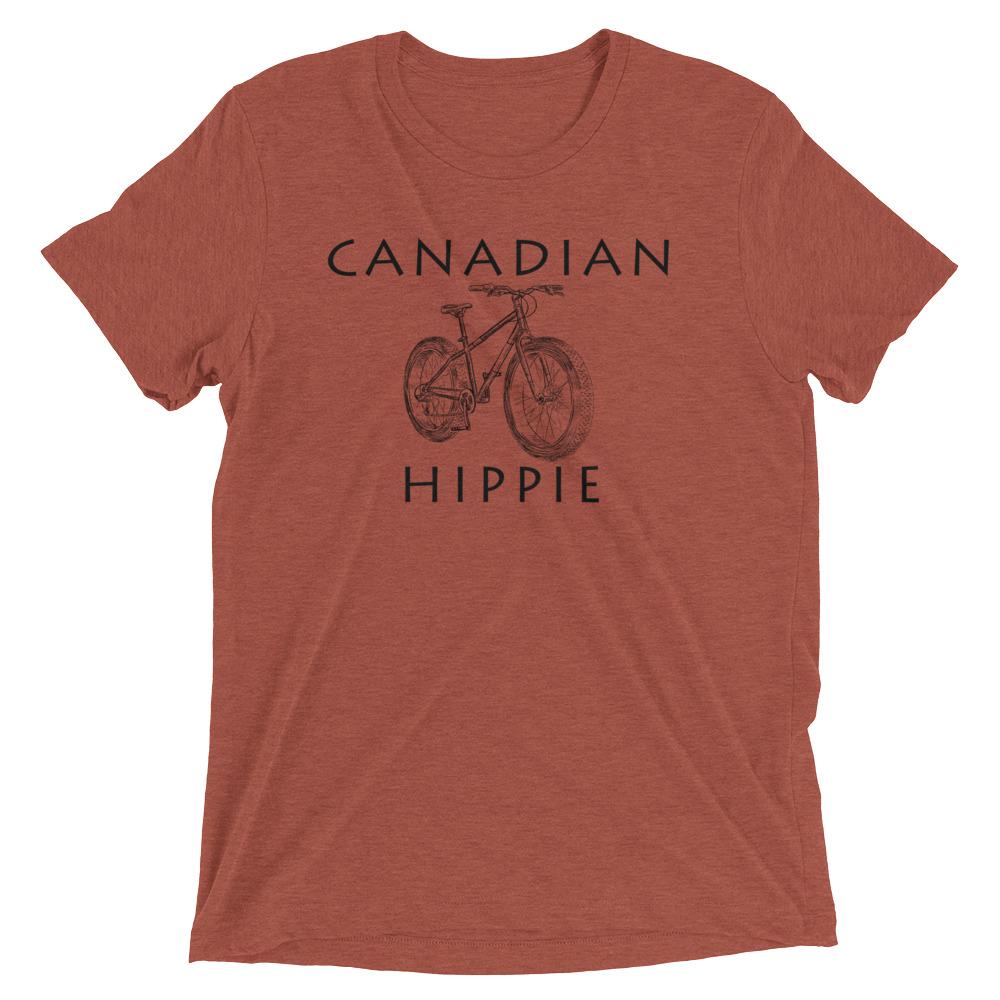 Canadian Bike Hippie™ Unisex Tri-blend T-Shirt