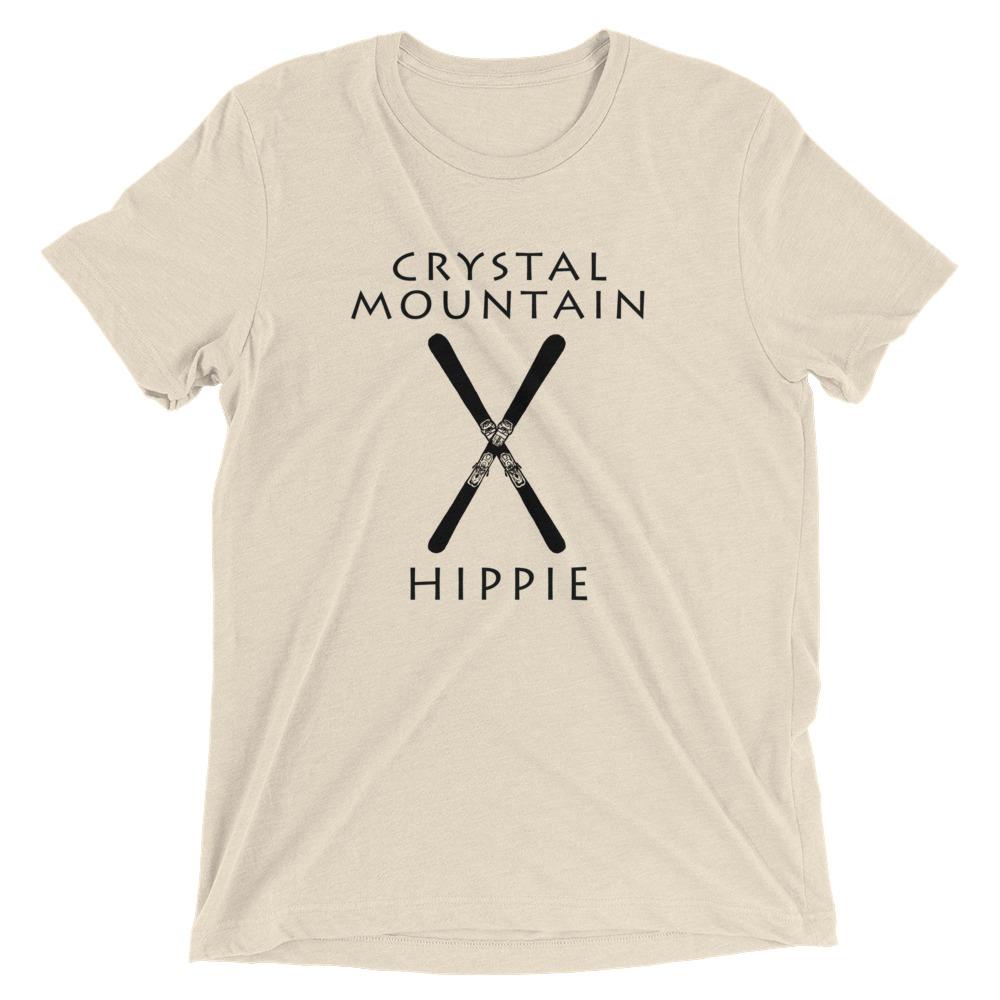 Crystal Mountain Ski Hippie™ Unisex Tri-blend T-Shirt