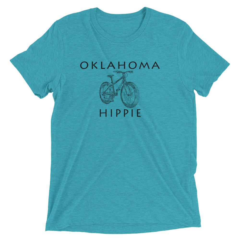 Oklahoma Bike Hippie Unisex Tri-blend T-Shirt