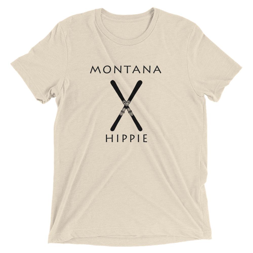 Montana Ski Hippie Unisex Tri-blend T-Shirt