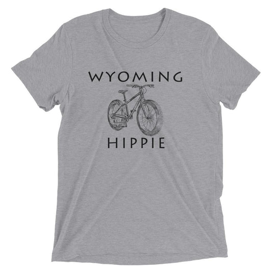 Wyoming Bike Hippie Unisex Tri-blend T-Shirt