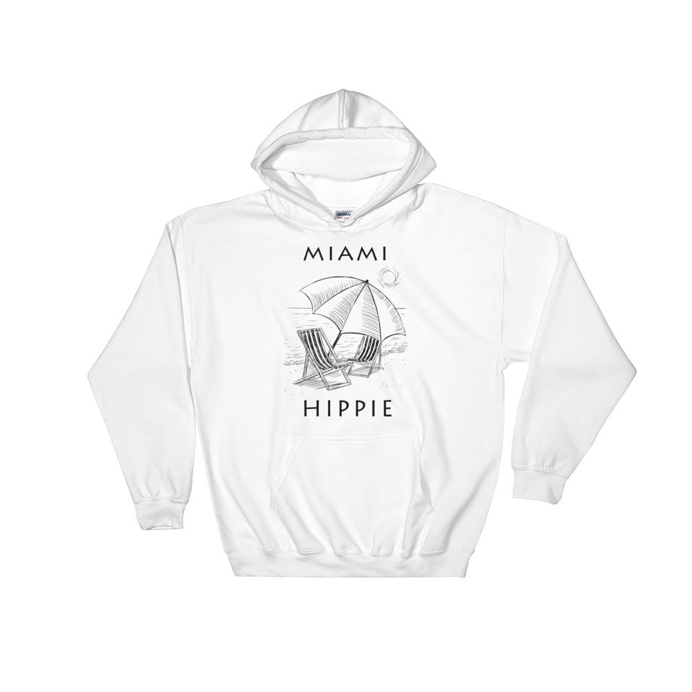 Miami Beach Men's Hippie Hoodie
