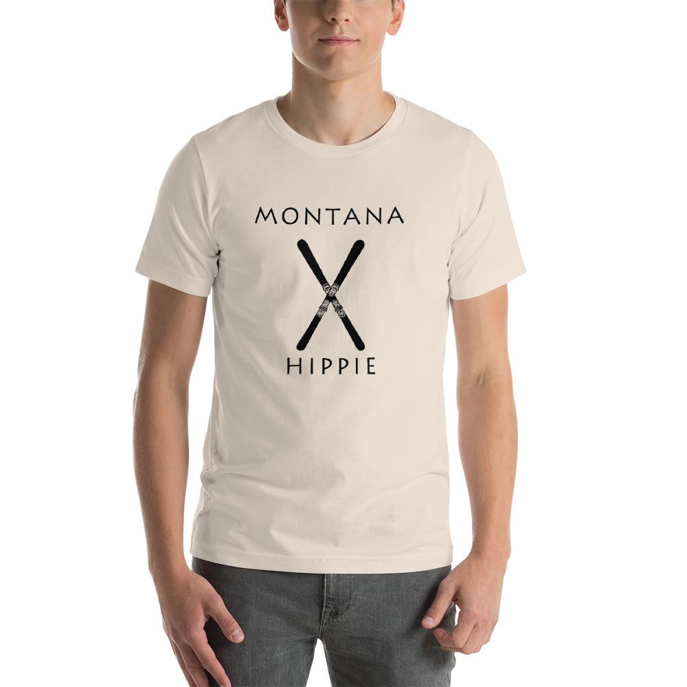 Montana Ski Hippie Unisex Jersey T-Shirt