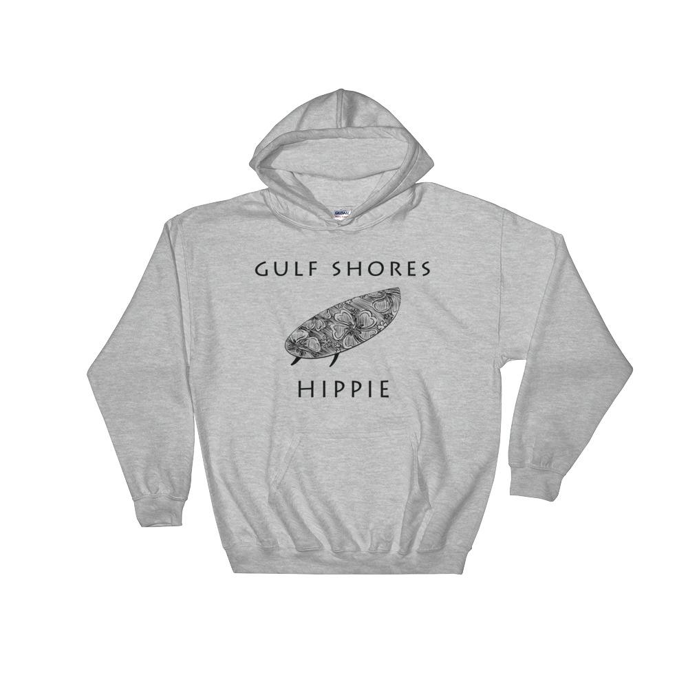 Gulf Shores Surf Hippie Hoodie--Men's