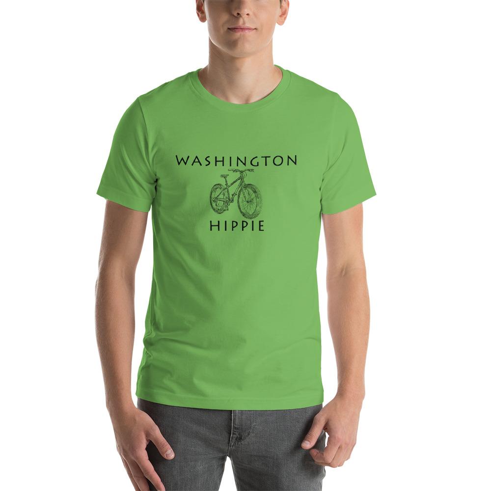 Washington Bike Hippie Unisex Jersey T-Shirt