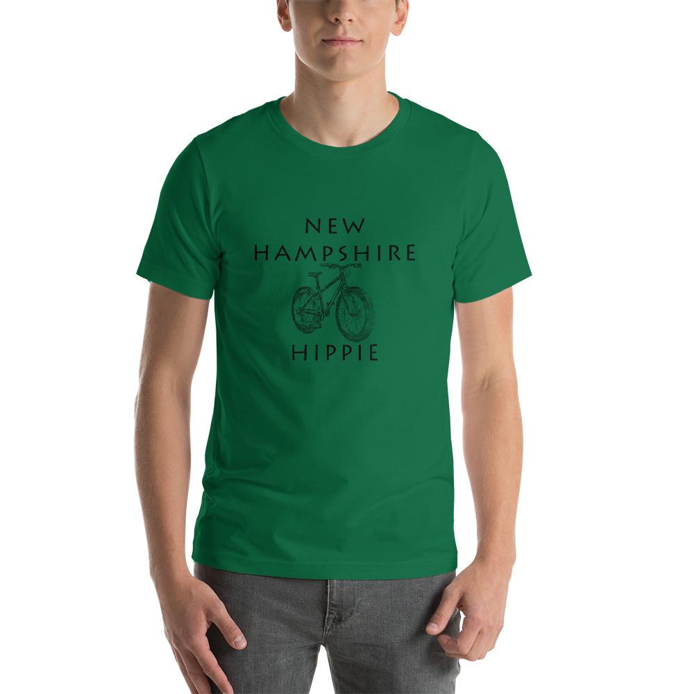 New Hampshire Bike Hippie Unisex Jersey T-Shirt