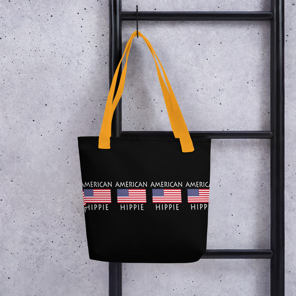 American Flag Hippie™ Carry Everything Tote bag