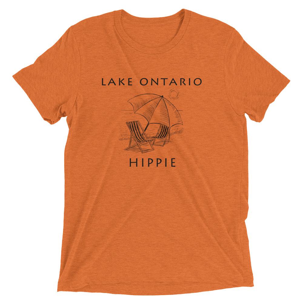 Lake Ontario Beach Hippie Unisex tri-blend t-shirt