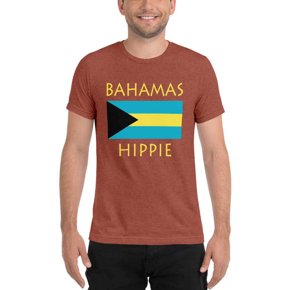 Bahamas Flag Hippie™ Unisex Tri-blend T-shirt