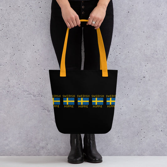 SWEDISH FLAG HIPPIE™ CARRY EVERYTHING Tote Bag