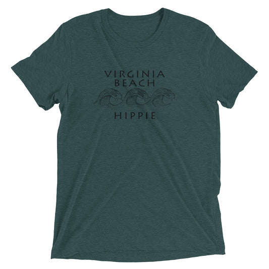 Virginia Beach Ocean Hippie Unisex Tri-blend T-Shirt