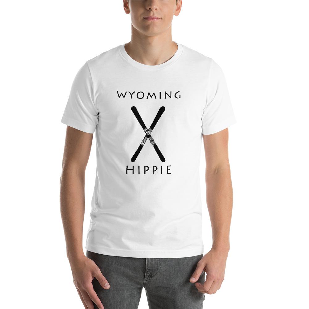Wyoming Ski Hippie Unisex Jersey T-Shirt