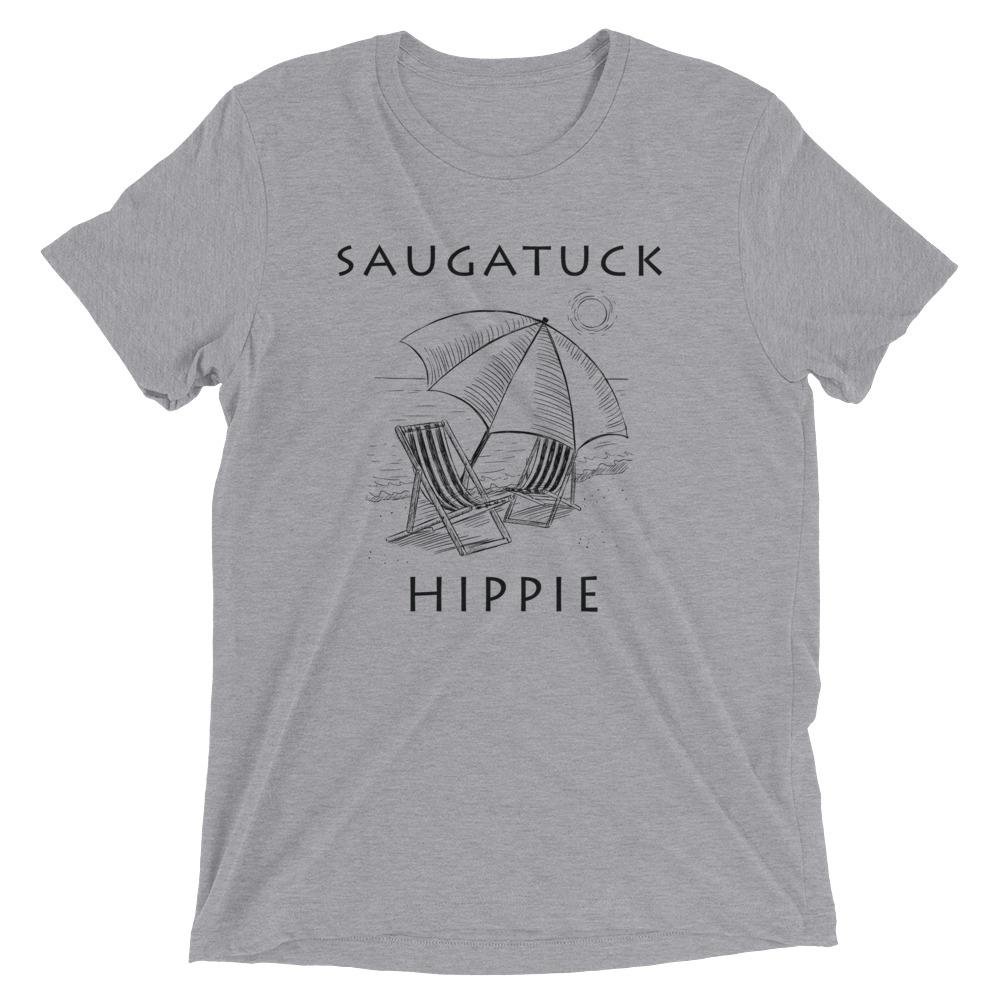 Saugatuck Beach Hippie™ Unisex tri-blend t-shirt