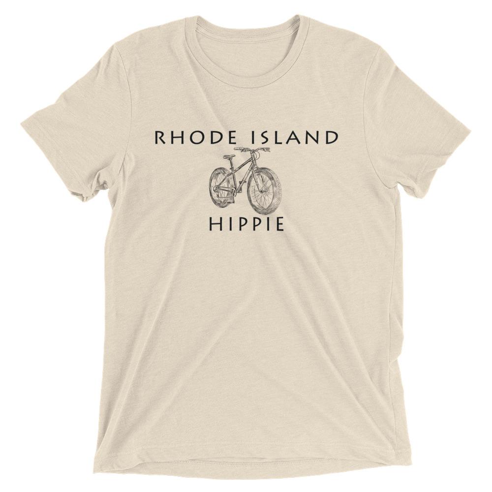 Rhode Island Bike Hippie Unisex Tri-blend T-Shirt