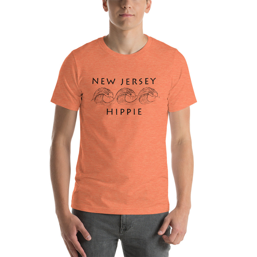 New Jersey Ocean Hippie Unisex Jersey T-Shirt