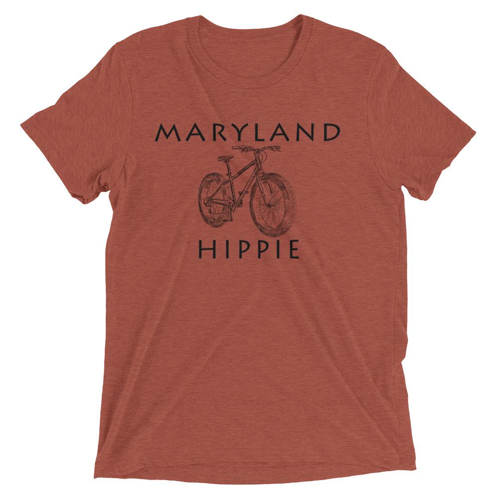 Maryland Bike Hippie™ Unisex Tri-blend T-Shirt