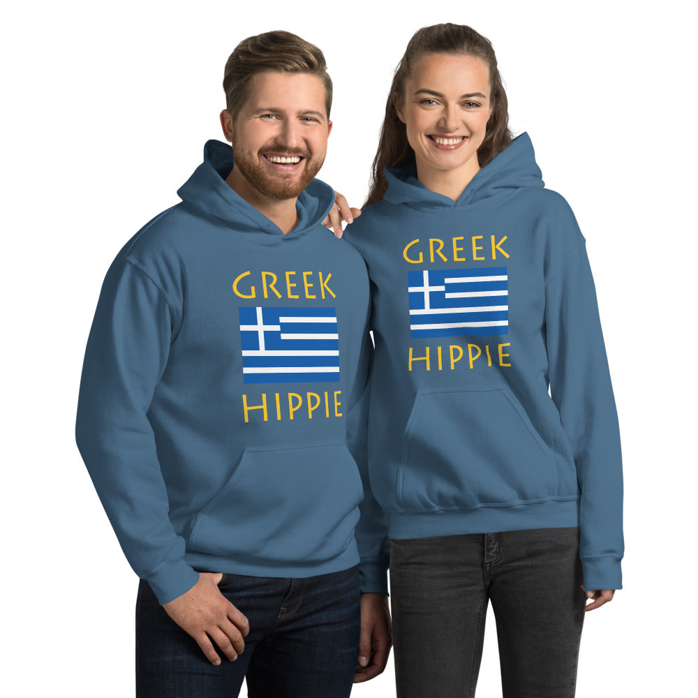 Greek Flag Hippie™ Unisex Hoodie