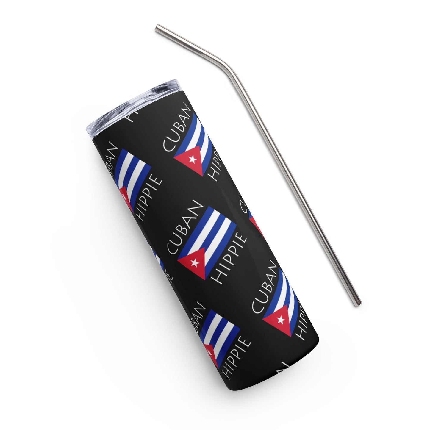 Cuban Flag Hippie™ Awesome Stainless steel tumbler