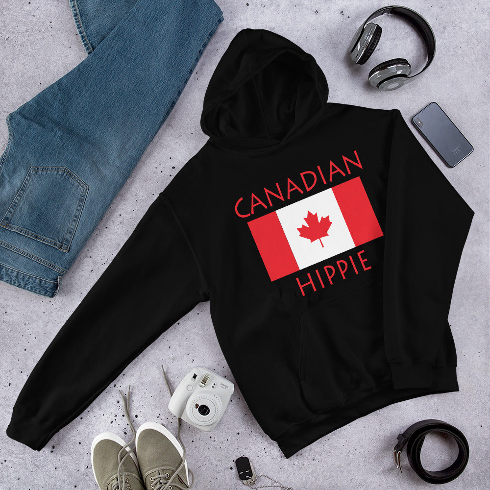 Canadian Flag Hippie™ Unisex Hoodie