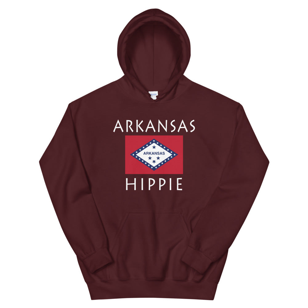 Arkansas Flag Hippie™ Unisex Hoodie