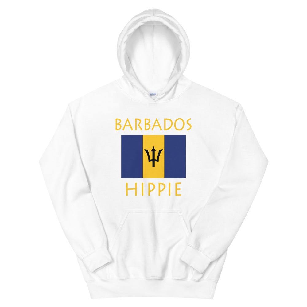 Barbados Flag Hippie™ Unisex Hoodie