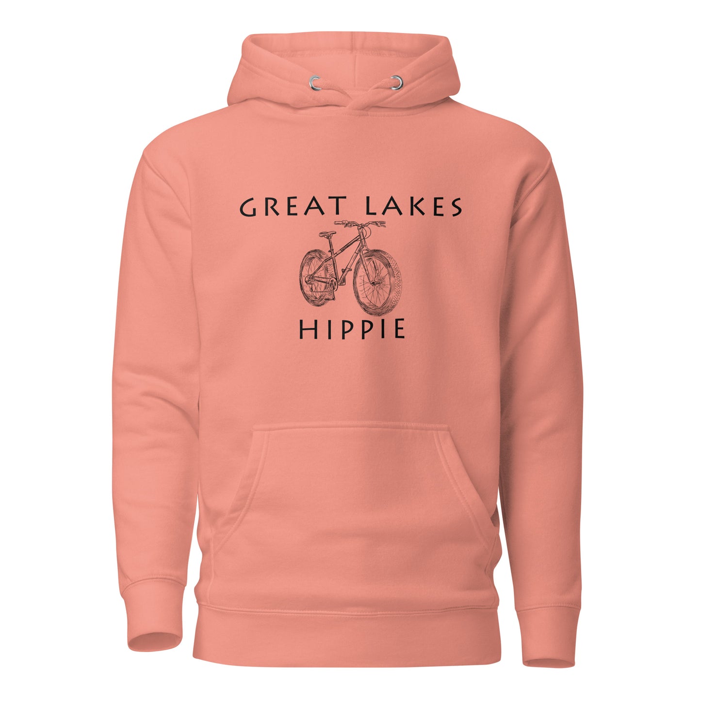 Great Lakes Bike Hippie Unisex Hoodie
