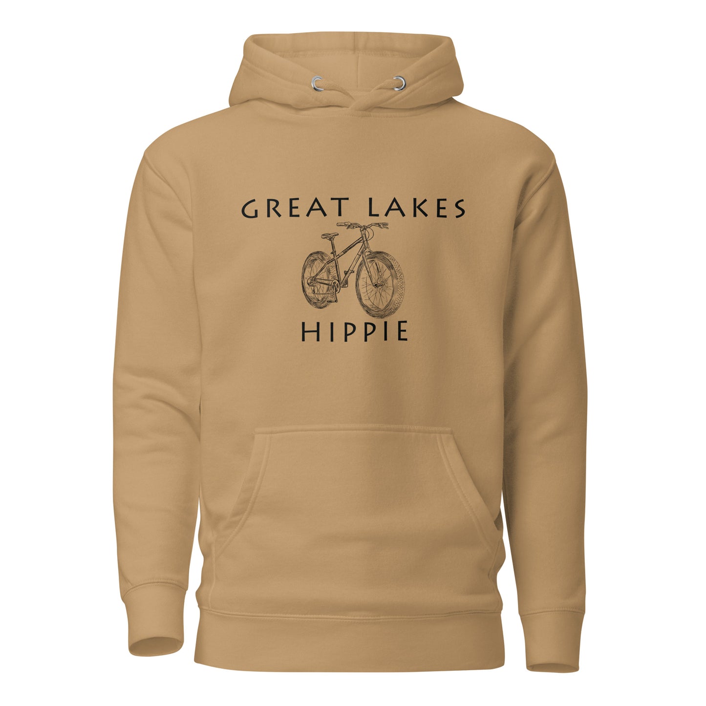 Great Lakes Bike Hippie Unisex Hoodie