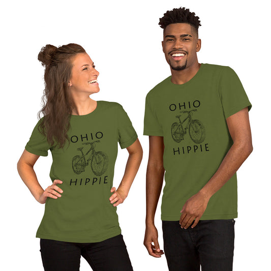 Ohio Bike Hippie Unisex T-Shirt