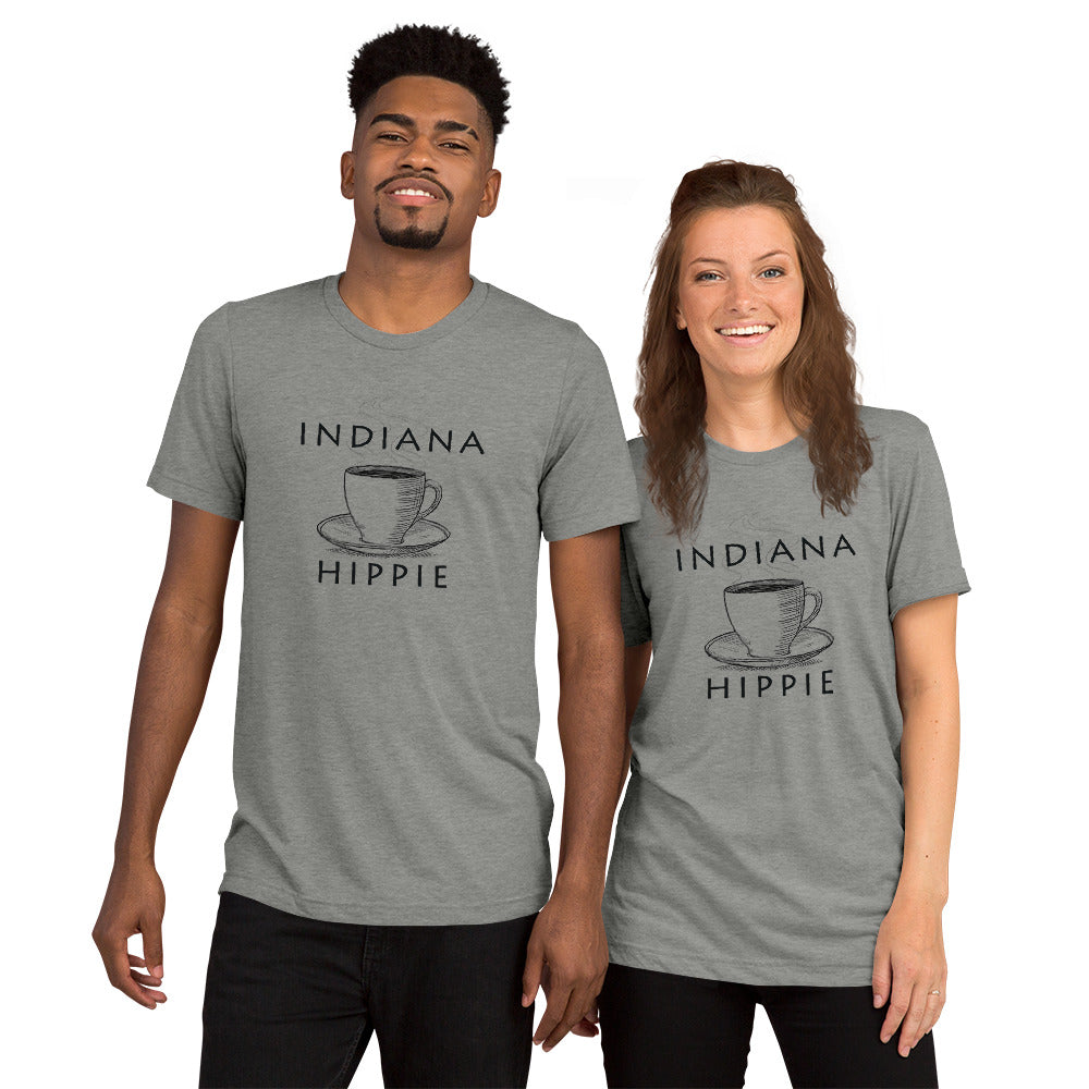 Indiana Coffee Hippie™ Unisex Tri-blend t-shirt
